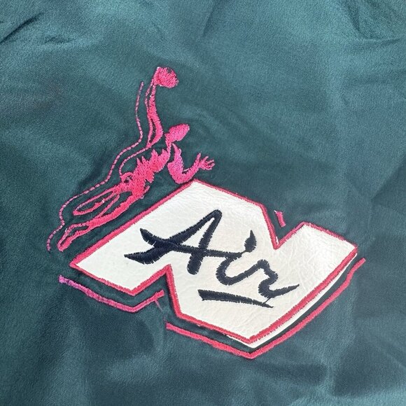 Ultra Rare Vintage 80s 90s Nike Air Jacket Windbreaker Embroidered Green - Picture 6 of 9